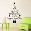 Removable Merry Christmas Tree Wall Stickers Art Vinyl Decal Home Window Decoration
