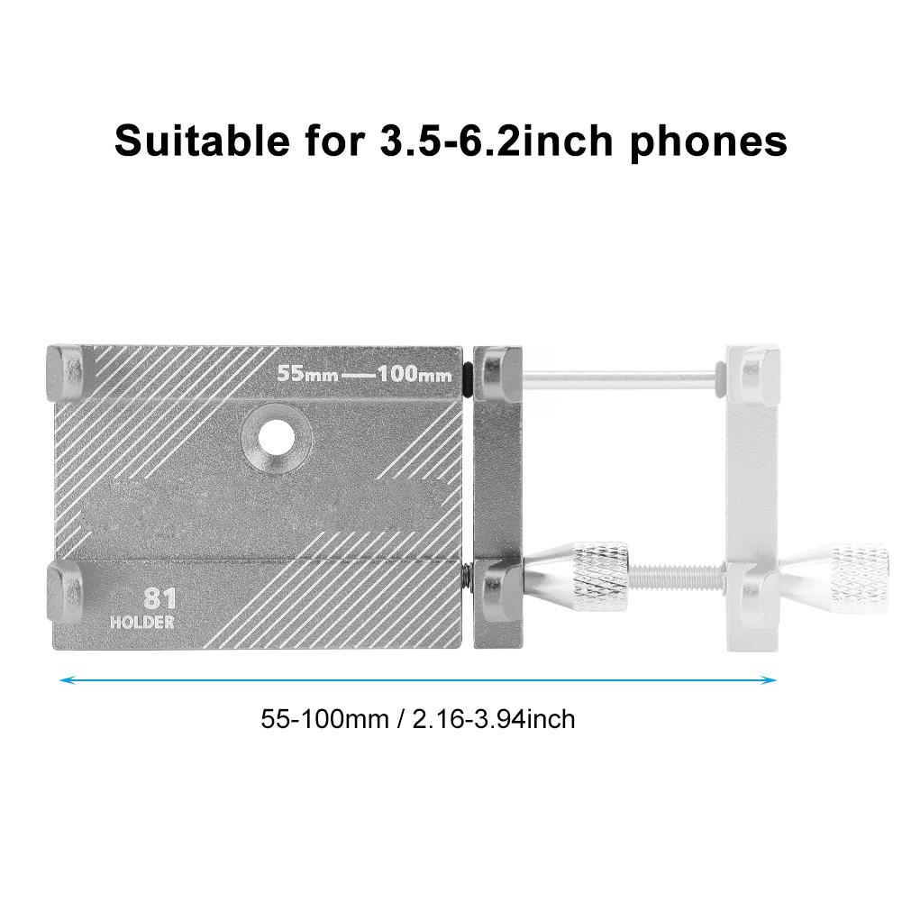 GUB Hliníková slitina Řídítka pro silniční kolo Univerzální Mini Držák na telefon Montážní Podpora (Titan)