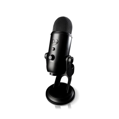 Blue Microphones Yeti USB Microphone, Black, 2070, 4 Directional Modes