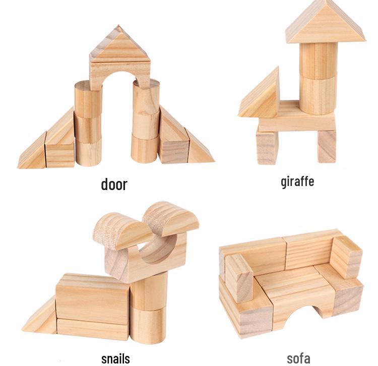 Montessori Educational Construction Toys: Children's Building Blocks Set for Kindergarten & Early Education