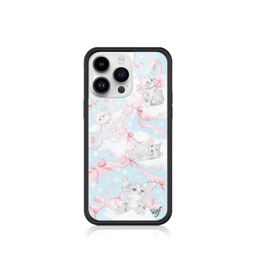 

Новий Wildflower WF Вишневий Ведмедик Чохол для Телефону для iPhone 12 13 14 15 16 17 Pro Max Plus Мавпа INS Мультяшний Чохол Кролик 16 Pro Funda for iPhone 12 Promax