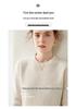 Autumn/Winter 2024 Women's Cashmere Knit Ribbed Sweater – Loose, Slimming, Round Neck Base Layer Top