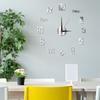 DIY Luminous Wall Clock Silent Movement Easy-to-read Decorative Modern Wall Clock for Living Room Bedroom