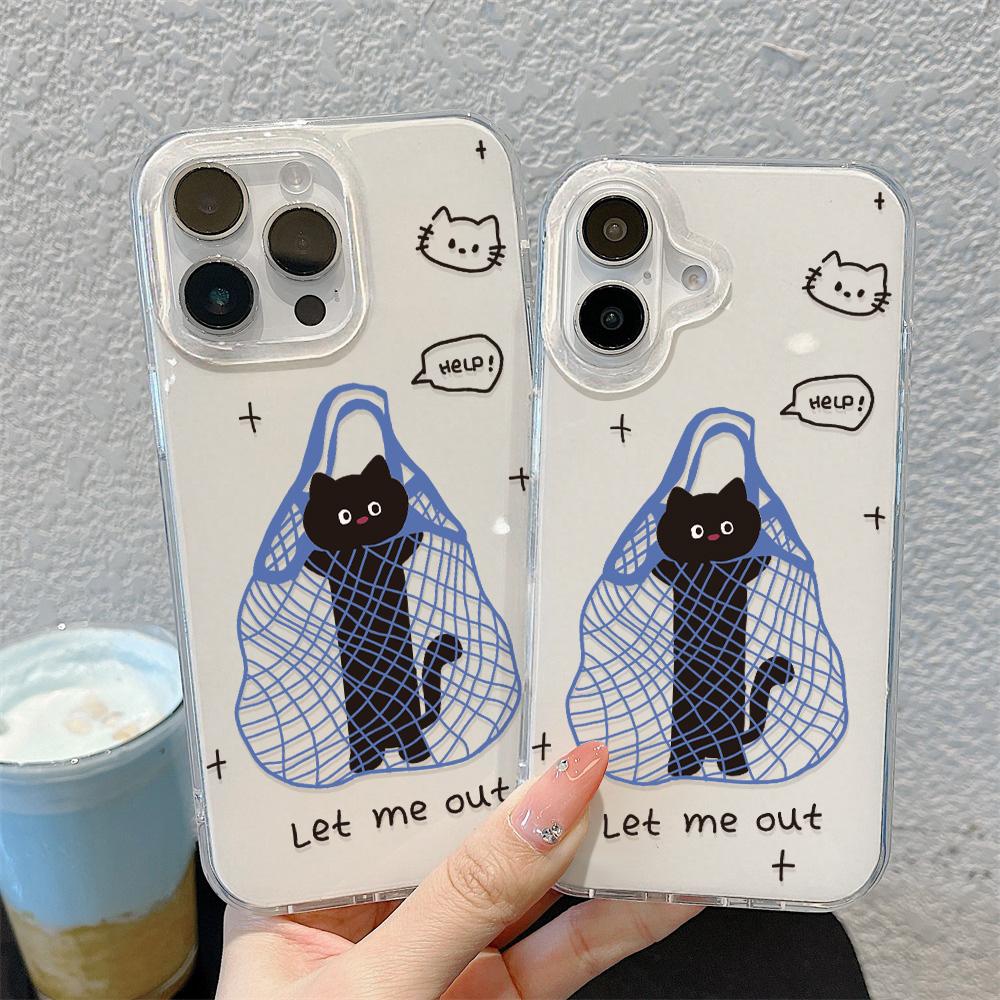 Painted Phone Case for iPhone 12 13 15 16 iPhone 16 12 13 14 15 Pro  14 15 16 Pro Max Coverage Shockproof Anti-Fingerprint Fresh Style Protective Case