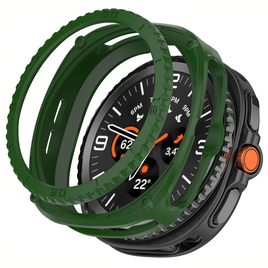 Armor Case+Rotating Bezel for Samsung Galaxy Watch 8 Classic Accessories Protective Bumper Shell for Galaxy Watch 8 46mm