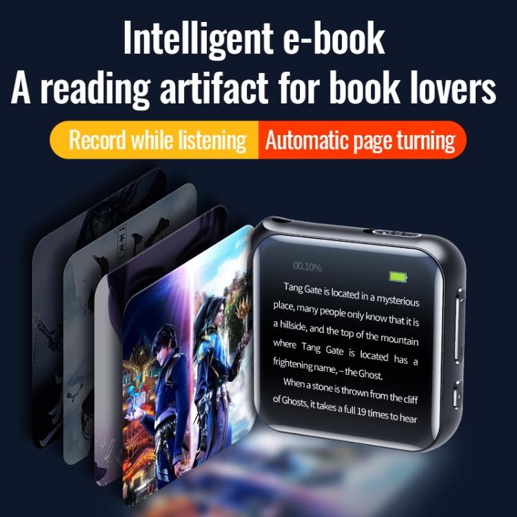 4GB / 8GB /16GB / 32GB / 64GB / 128GB 1.44 Inch Screen MP3 Music Player Radio Alarm Clock E-book Voice Sound Recorder