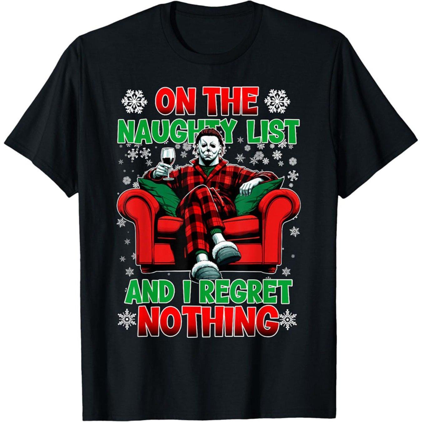 

Men s Holiday Horror Character Pattern T-shirt All Season Pure Cotton Casual Fashion Men s and Women s Street Wear 4XL
