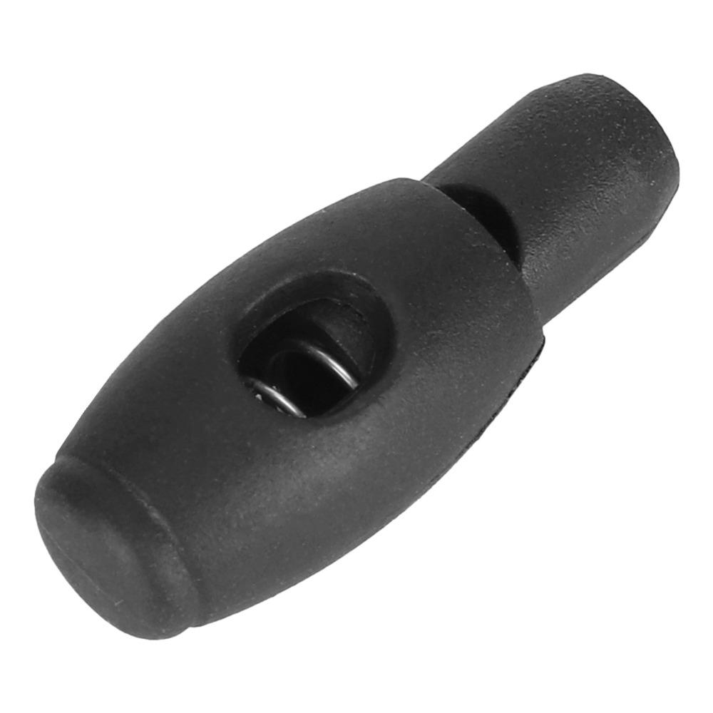100pcs Single Hole Cord Locks Nylon Rope Buckle Versatile Spring Stopper  Outdoors