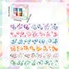 Watercolor Bubble Pattern Removable Decorative Tape for Journaling and Gift Wrapping Ecological Friend DIY Art Supplies