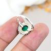 Green Onyx 925 Sterling Silver Oval Gemstone Green Stone Handmade Jewelry Ring For Women
