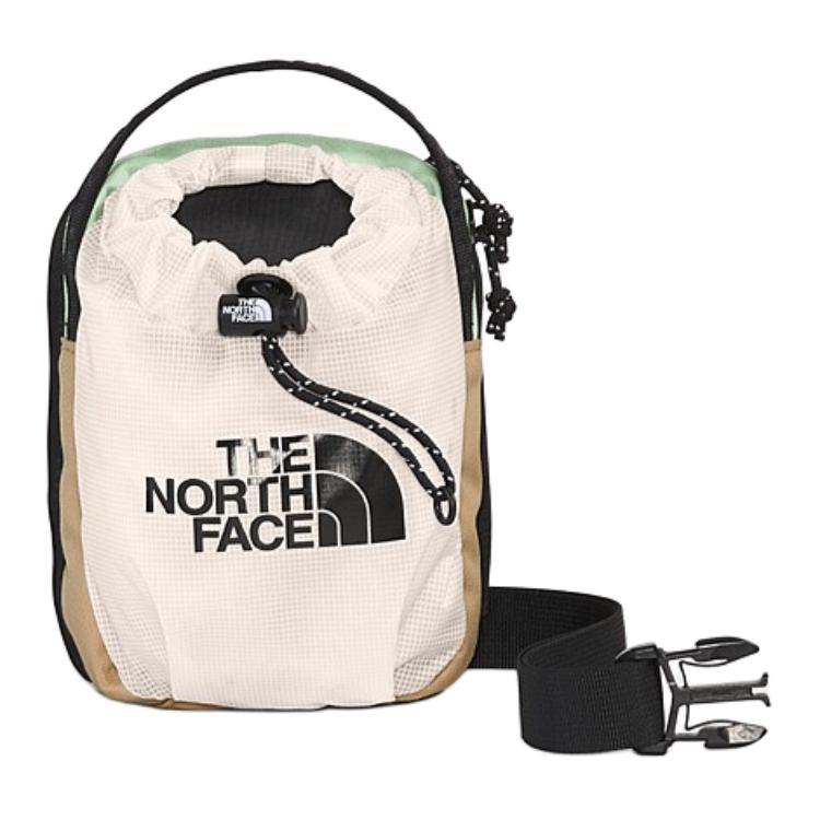 The North Face 2L Fashion Logo Print Drawstring Zipper Outdoor Bag Unisex Bags White Multicolor NF0A52RYOKZ