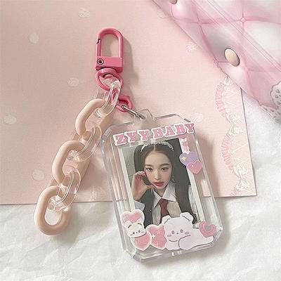 Album Photo Protector Idol Photo Sleeves ID Holder Pendant Card Sleeves Photocard Holder Keychain