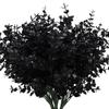 3PC Black Home Decorations Fake Plants Halloween Decor Artificial Leaves Atmosphere Multiple Options Available