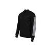 adidas Stripe Casual Sports Simple Versatile Jacket for Men, Black