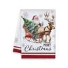 Christmas Dish Towels 6-Piece Absorbent Microfiber Seasonal Winter Christmas Towels Holiday Decor For Home Farmhouse Desktop