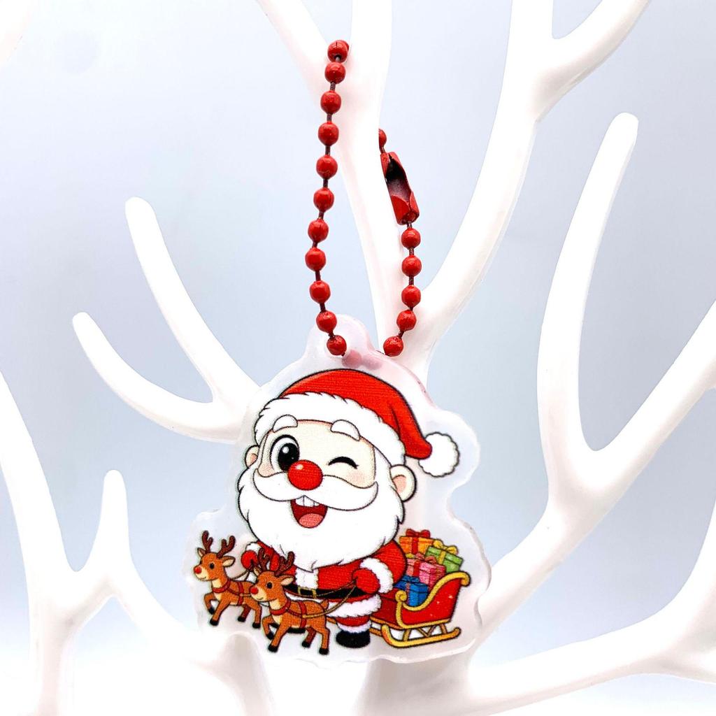 Christmas Keychain Pendant: Cute DIY Bag Charm & Small Gift