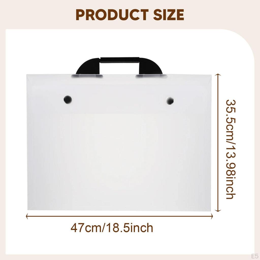 Art Bag Carrying Case Practical Drawing Board Pouch Portable with Handle for