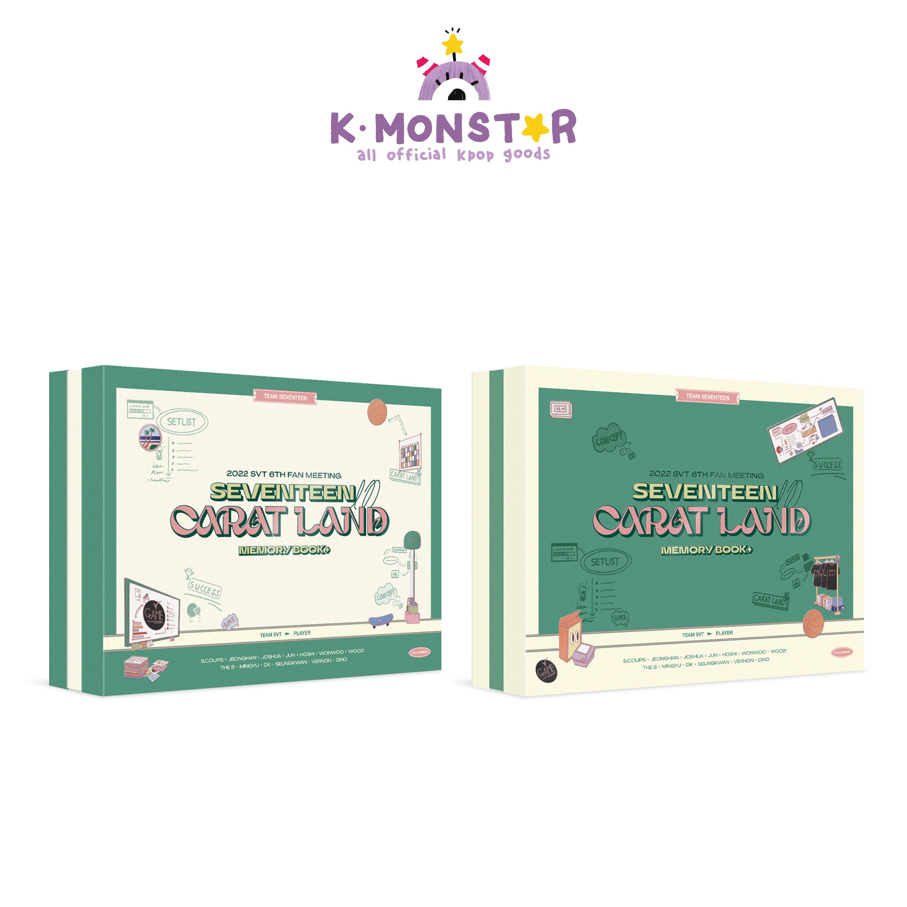

SEVENTEEN - 2022 SEVENTEEN IN CARAT LAND MEMORY BOOK DVD И ЦИФРОВОЙ КОД