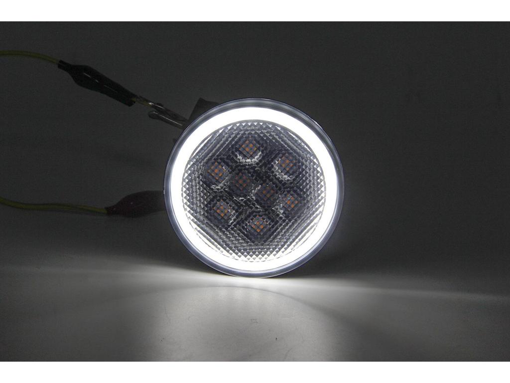ABS LED Angel Eye Light Strip for Wrangler Jeep Middle Grille