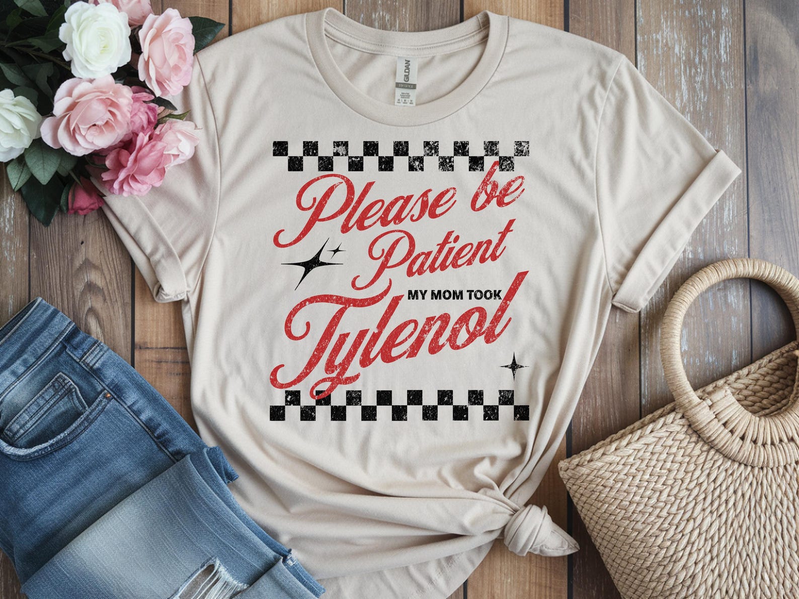 Please Be Patient T-Shirt | Gildan Unisex Tee 3XL