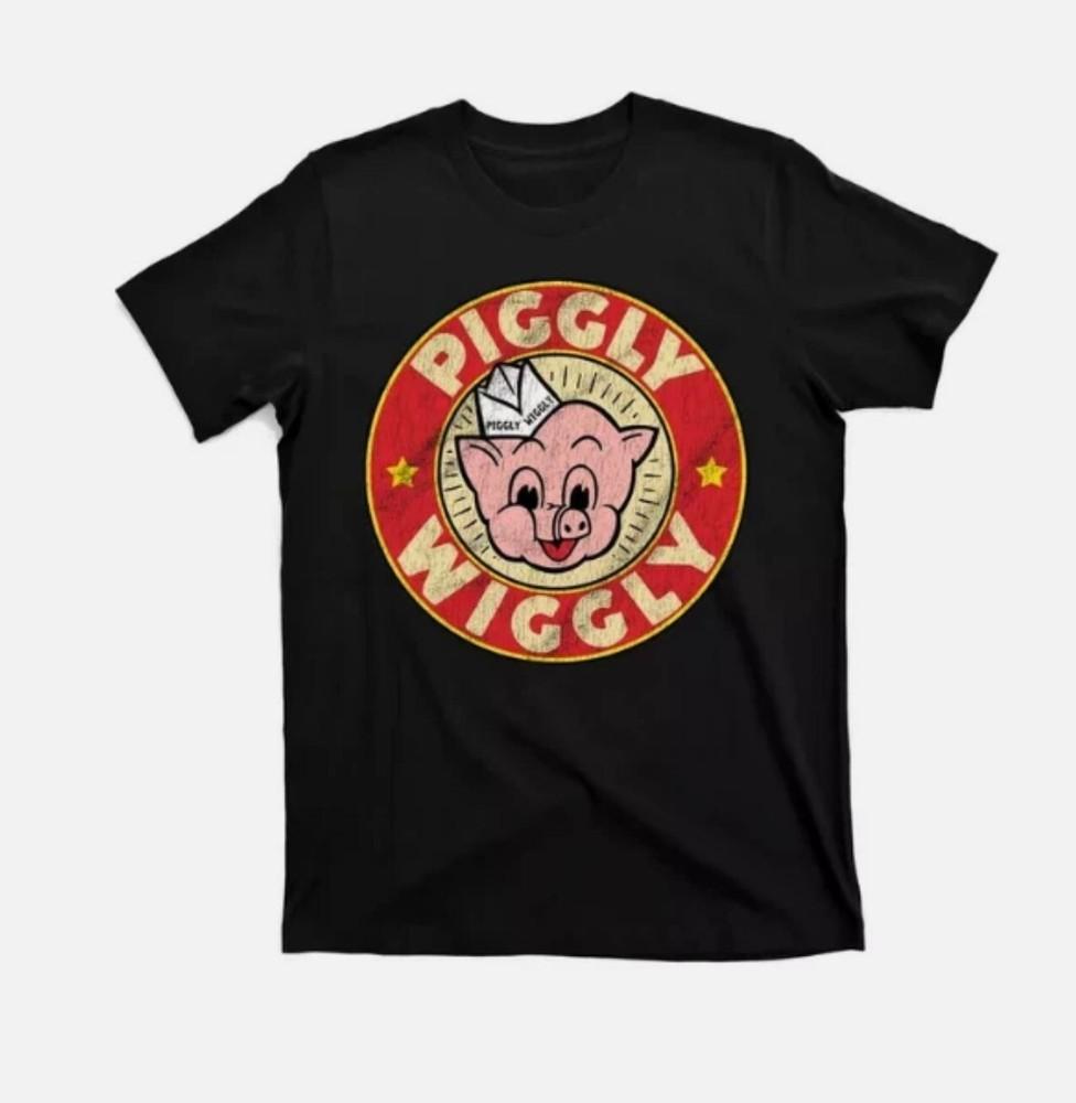 T Shirt Piggly Wiggly Vintage Retro T-Shirt Unisex T-Shirt XXXL