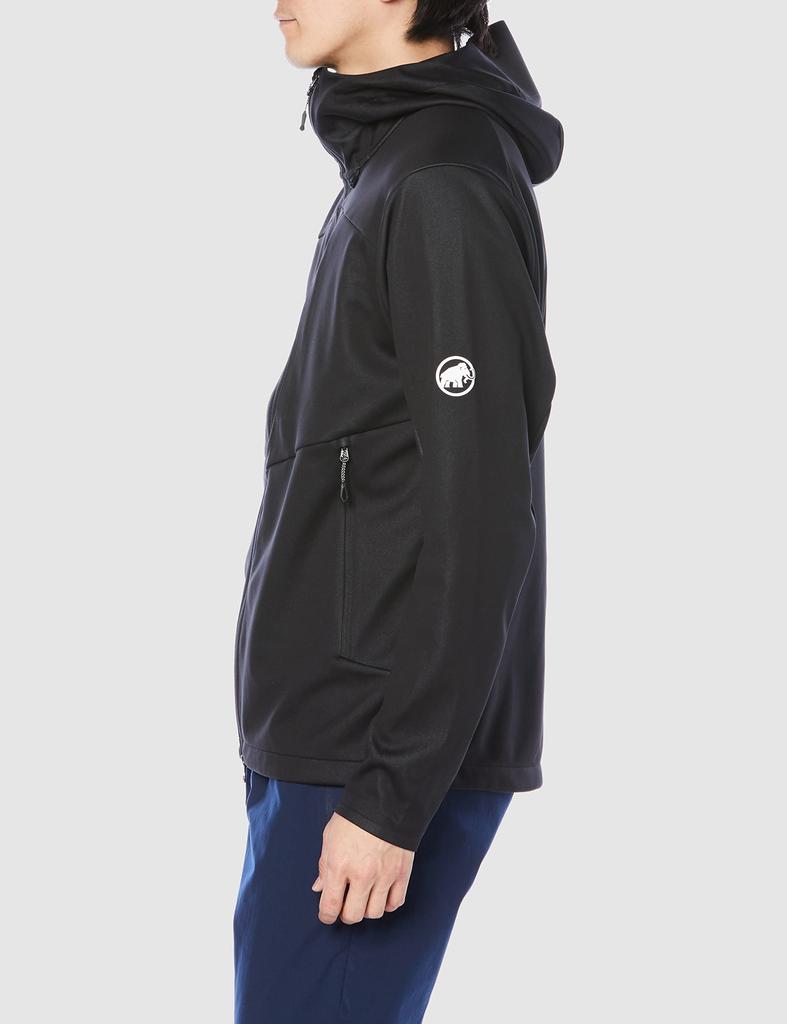 Mammut Ultimate VII SO Hooded Jacket AF Asian Black Men's, Fit, 1011-01780,