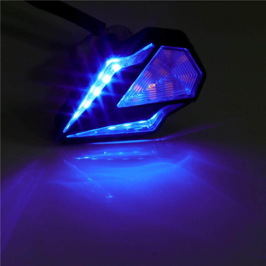 

New 1 Pair Universal Motorcycle LED Turn Signal Indicators Amber Blinker Left Right Daytime Running Light Signal Lamp