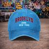 Pc Unisex Brooklyn Vintage Gewaschene Baseballkappe UnisexS Trendiger Hut Vielseitige Schirmmütze Lustiger Aufdruck Einzigartiges Geburtstagsgeschenk f