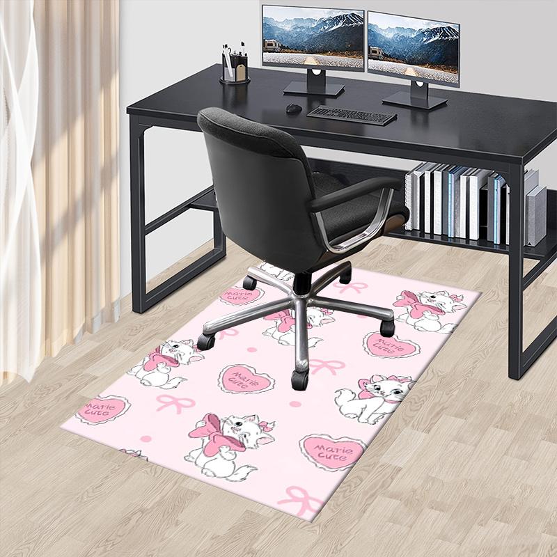 

Office Rug Marie, Cute theme 3D Printed Anti-Slip Rug-Machine Washable for Living Room 60cm by 90cm