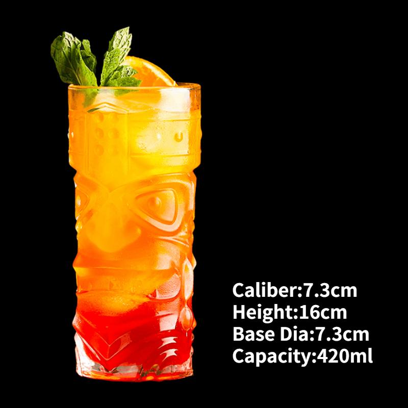 Tazza Tiki Tazze da Cocktail Hawaiane Tazza Divertente in Ceramica Creativa Tazze Tiki Tazza da Birra per Bevande Tazza da Vino Strumenti per Bar Regalo per Amici