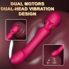 10 Modes Dual Motor Powerful Vibrator G Spot Massager Clitoris Stimulator Dildo Whole Body Silicone Anal Plug Toy for Women