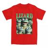 Lizard Meme T-shirt Short Sleeve Casual Female Tshirts Fashion Cotton Women Men Tee-shirt Funny Cartoon Printing Tees Female Top