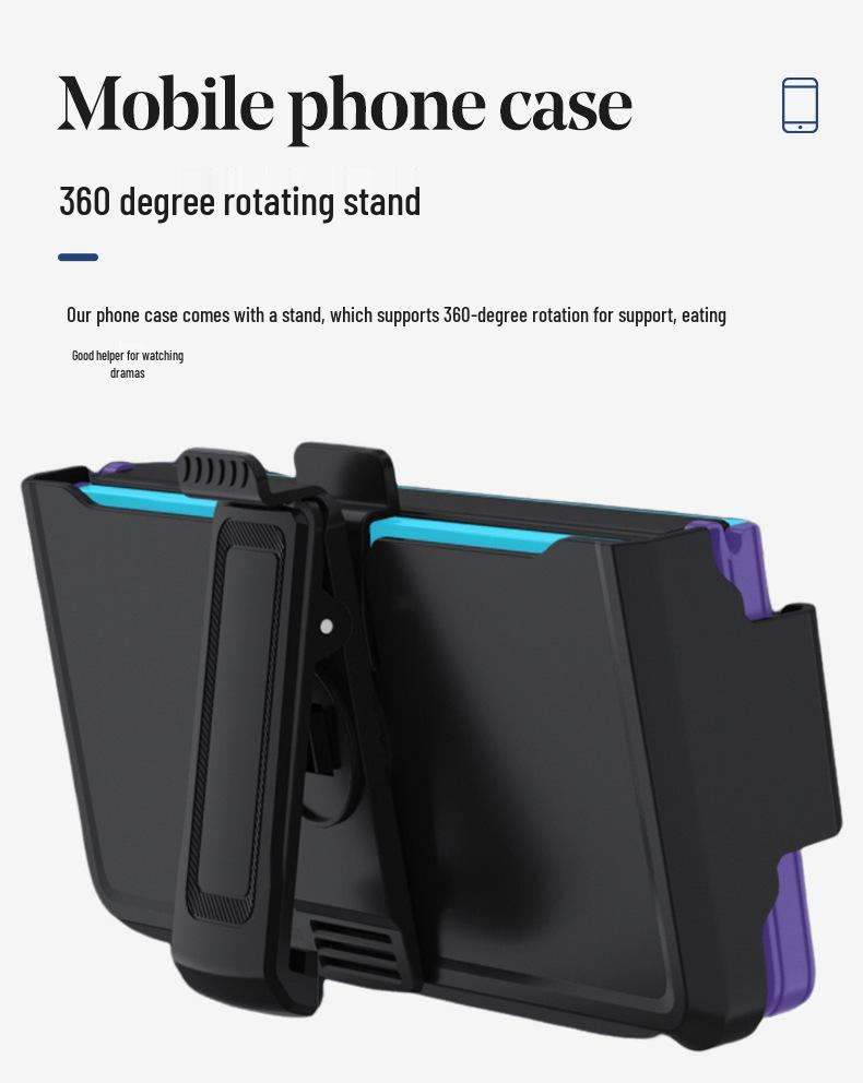 Samsung Z-Fold 6 Full Coverage Tri-Fold Phone Case with Anti-Fall Protection