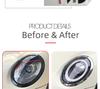 Headlight Double Eyelid Cute Sticker Modified Head Lamp Decal Trim Accessories