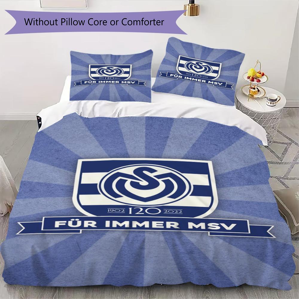 

Msv Duisburg Pattern Bedding uilt Set uilt Cover Pillowcase Home Decoration Birthday Gift (1 * duvet cover + 2 * pillowcase without core)73 260x240cm