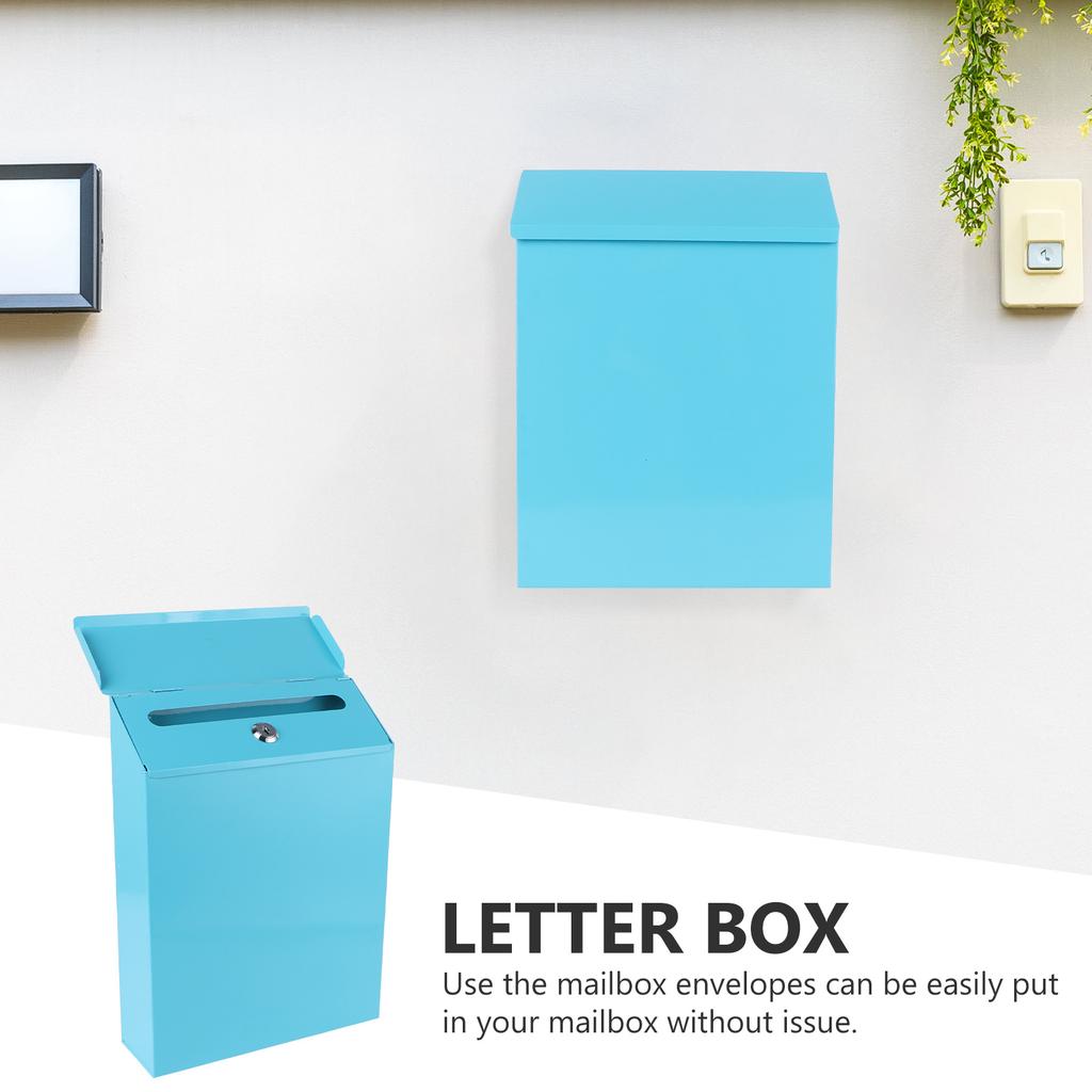 1Pcs Creative Iron Letter Box Stylish Suggestion Box for Office Home Decorative Mail Storage Solution Mailbox Suggestion Case