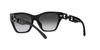 Emporio Armani Sunglasses EA4203U Shiny Black Smoke Lens 55 Frame/Gradient