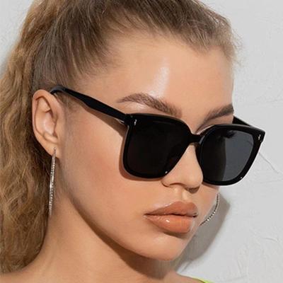 Nuevas Gafas de Sol de Montura Grande para Mujer Moda Cuadradas Gafas También Gafas de Señora Parasol de Exterior Espejo para Hombre