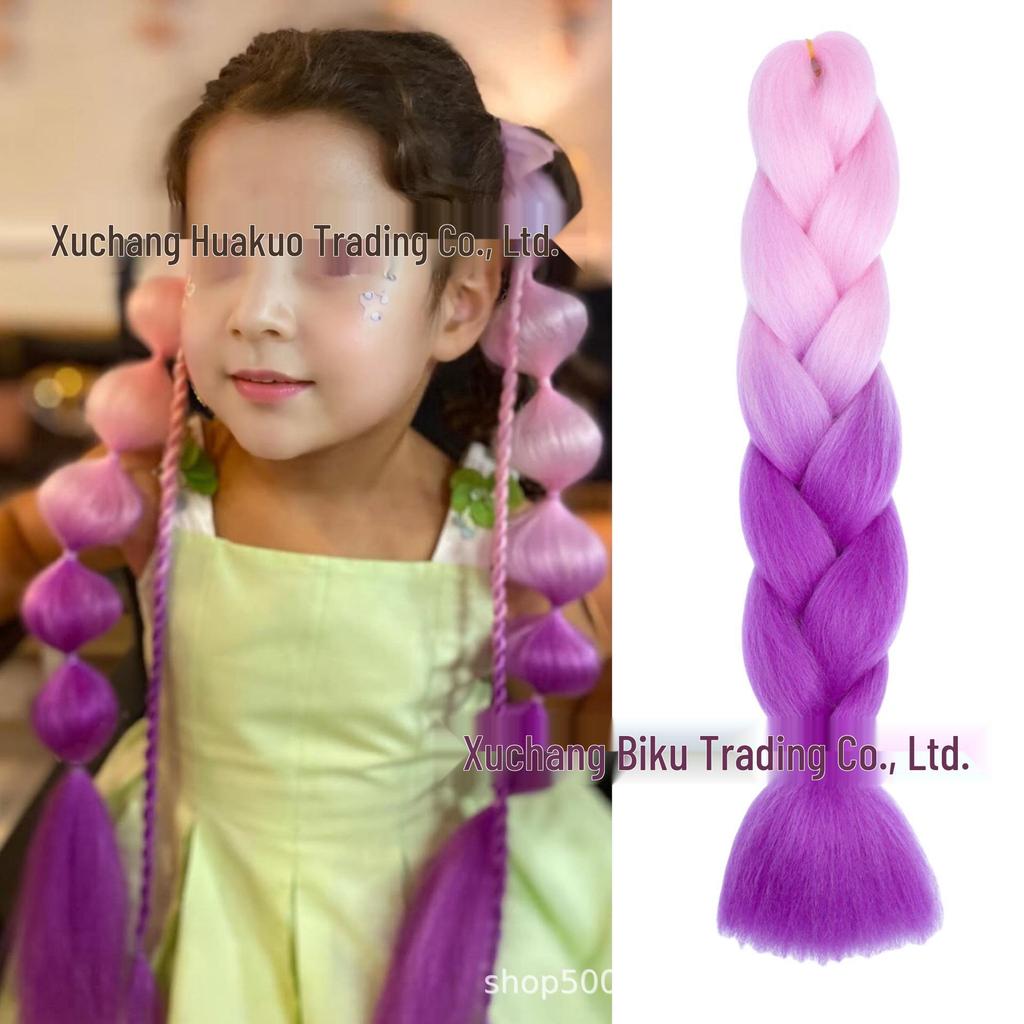Three, Four, Five-Color Gradient High-Temp Fiber Jumbo Braid Material
