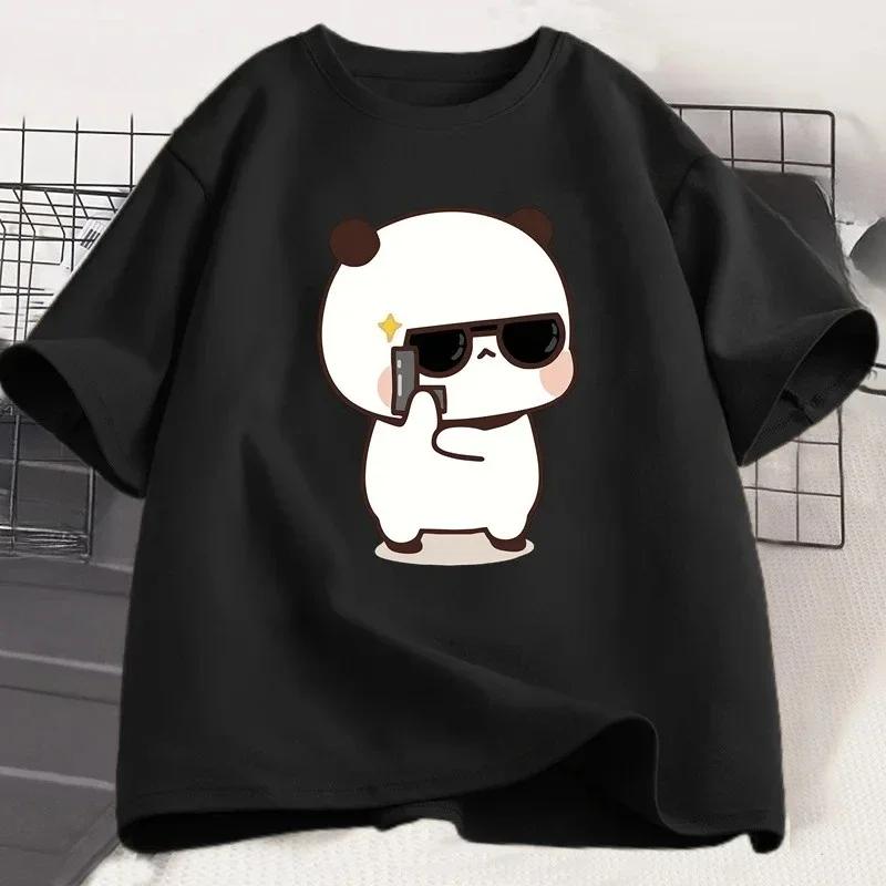 Bubu Dudu Couple T-shirt Panda Is A Spy Love Event  Cute T-shirt  Men Gift Valentine's Day Graphic T Shirts Women Clothing