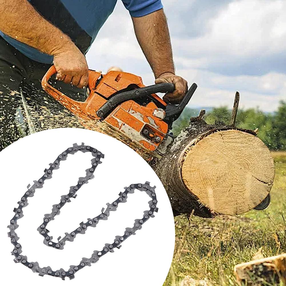 8 Inch Mini Steel Chainsaw Chain 45/48 Drive Links Saw Chain Replacement Chainsaw Saw Chain Electric Saw Accessory