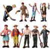 Model Doll Professional Toys Simulate Farm Pasture Decoration Plastic Material