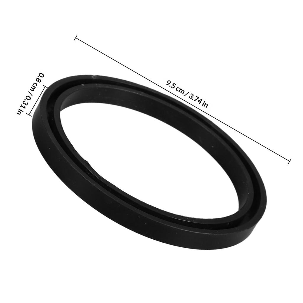 Patio Heater Silicone Gasket High Temperature Resistant Replacement Part for Outdoor Propane Heaters Round Triangular Pyramid
