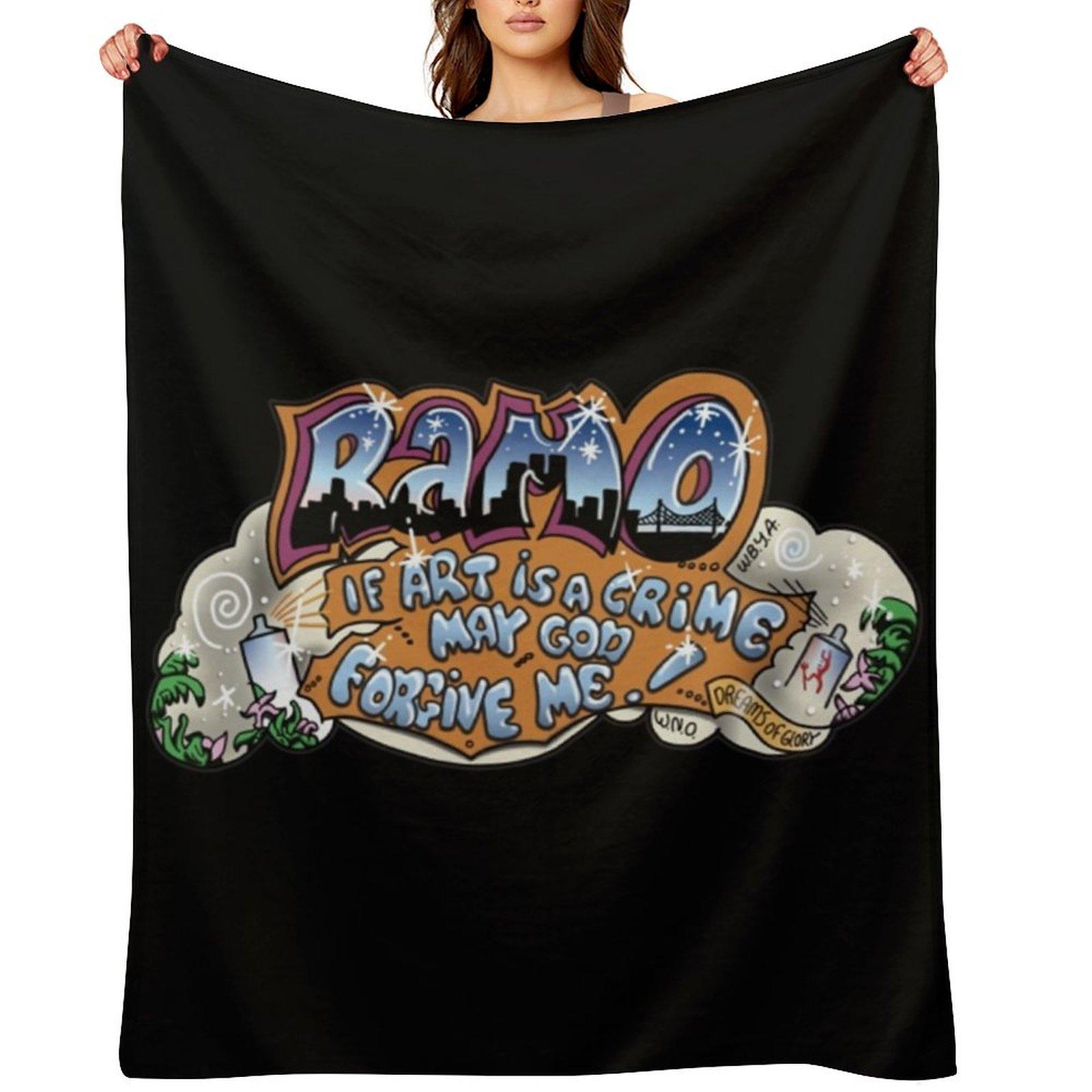 Ramo Graffiti - Beat Street Throw Blanket Decorative Beds Polar Extra Large Throw Shaggy Blankets 30x40in
