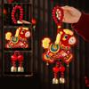 Strong Hook Fabric Festival Hanging Ornament For Chinese New Year Decoration Multi Purpose Accessories