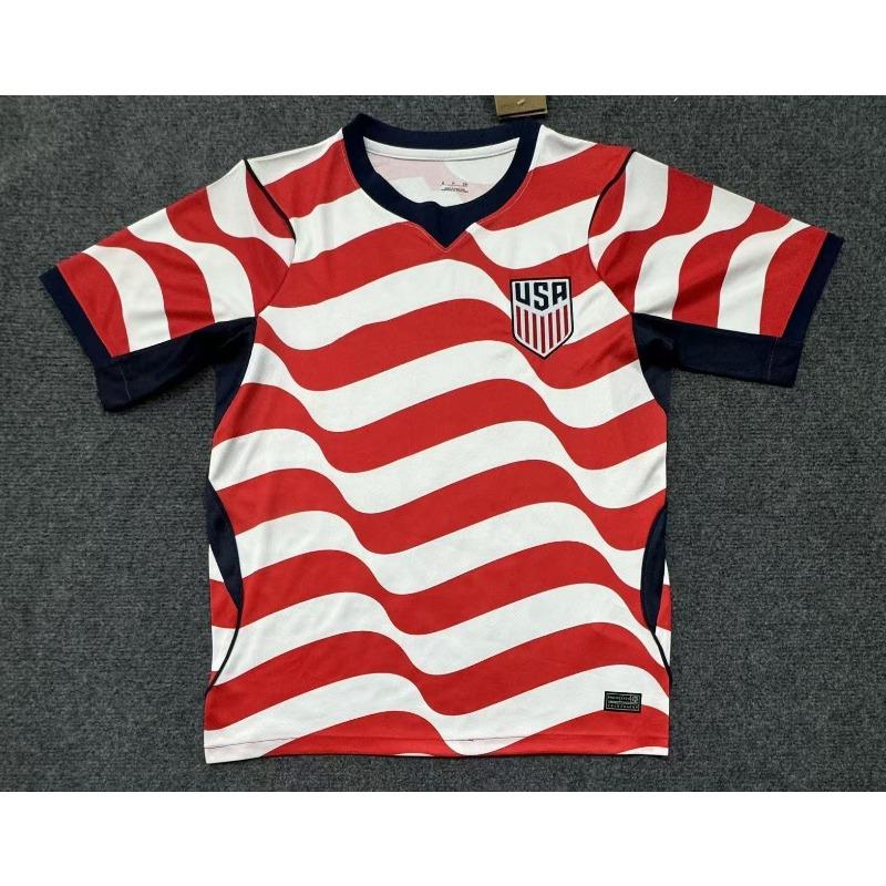 National Team Football Jersey US, Canada and Mexico World Cup Fan Version Short-sleeved Sports and Leisure Clothing