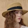 Maxza Pearl Mesh Ribbon Wire Raffia Boater Hat Ze07am004na