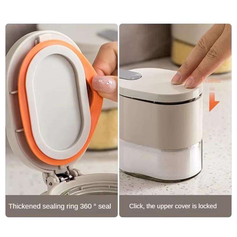 High End Sealed Seasoning Box Jar Kitchen Household Storage Box Seasoning Bottle Moisture-proof Thickened Durable Boxes