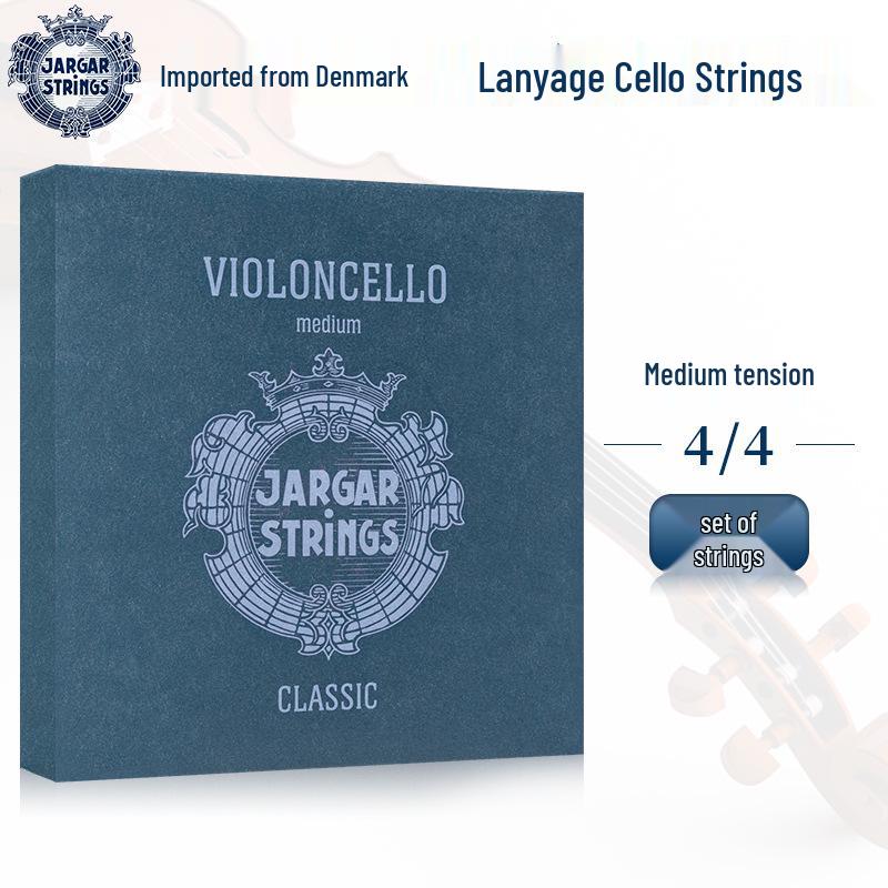 

Набір струн для віолончелі Jargar - Середнє натягнення, Синій