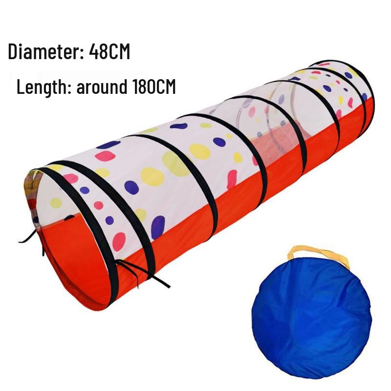 Sunshine Rainbow Children's Crawling Tunnel - Sensory Integration Training Tent for Infants and Toddlers